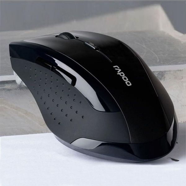

Wholesale- Mouse Wireless Mouse Rapoo aming Mouse Wireless 2.4GHz Computer for Laptop Notebook USB Optical