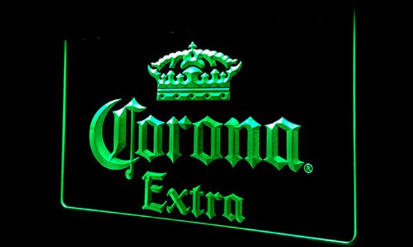 

ls145-г corona extra beer bar pub кафе неоновый свет вход