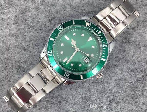 

2017 new man military watch luxury casual wristwatch stainless steel quartz watches clock male branded watch 116610 04, Slivery;brown