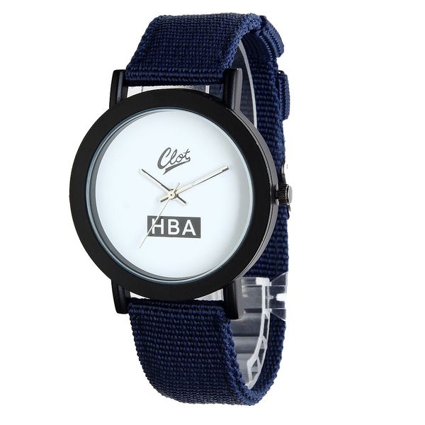

Мода HBA Марка женщины мужчины унисекс нейлоновый ремешок кварцевые наручные часы