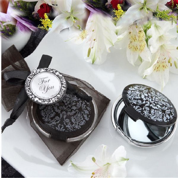 Damask Mirror Compact Favors Casamento Favor Party Souvenir