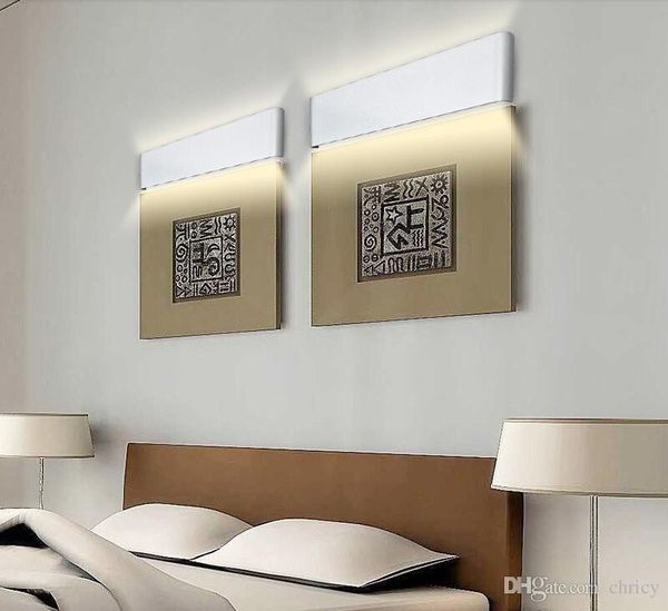 

modern minimalist 72cm led wall lights 24w aluminum led wall sconces bedside lights ac85-265v lamparas de pared indoor lighting