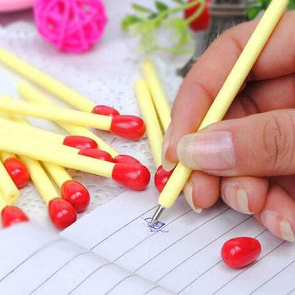 

100pcs/ 0.5mm novelty toys pen funny pens ballpoint pens student kid writing supplies gift decorative pen papelaria, Blue;orange