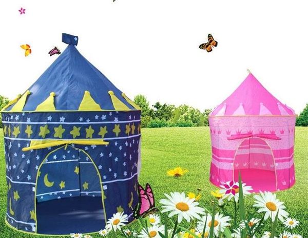 

48pcs kids play tents teepee prince and princess palaces castle baby toy house tent game house