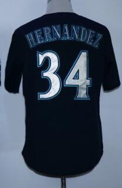 

discount 34 hernandez green blue stitched jersey shirts ,32 walker baseball jerseys,mens fashion 51 baseball wear, Blue;black