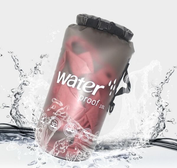 

single shoulder drifting waterproof bag pvc frosted waterproof bucket bag waterproof storage dry carry bag sack boat kayak camp float hiking