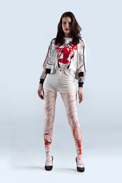 

viken plan designer tights socks women creative filar socks colors sock slippers women summer thin socks female meias shrimp language, Black