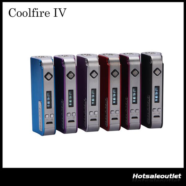 

2015 Innokin CoolFire IV 40W Батарея Мод Cool Fire IV Express Kit 2000 мАч Innokin Coolfire 4 с OLED-экраном 100% подлинные