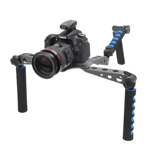 Freeshipping Proffesional DSLR Filmmaking Stabilizzatore per montaggio a spalla per Canon Nikon Sony