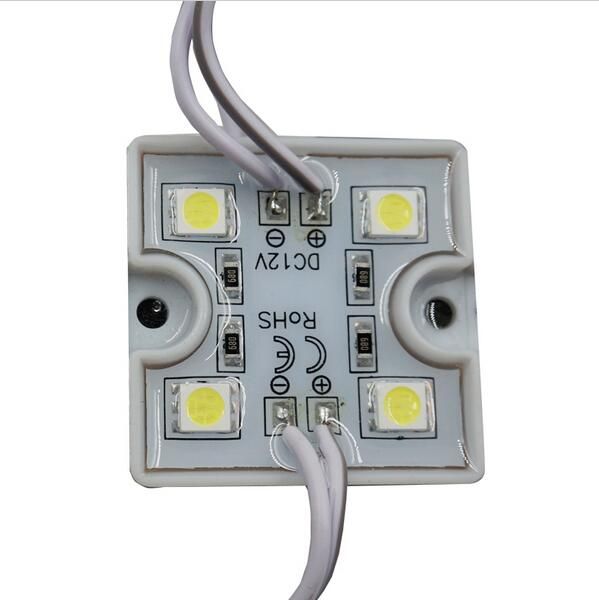 Módulo LED 5050 4 LED quente branco fresco rg b b 12V Impermeável super brilhante Módulos de LED quadrado LED Iluminação