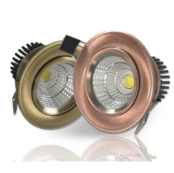 

завод прямых продаж теплый холодный естественный белый 10w 15w dimmable cob светодиодные светильники 110-240 поворотная светильник встраивае