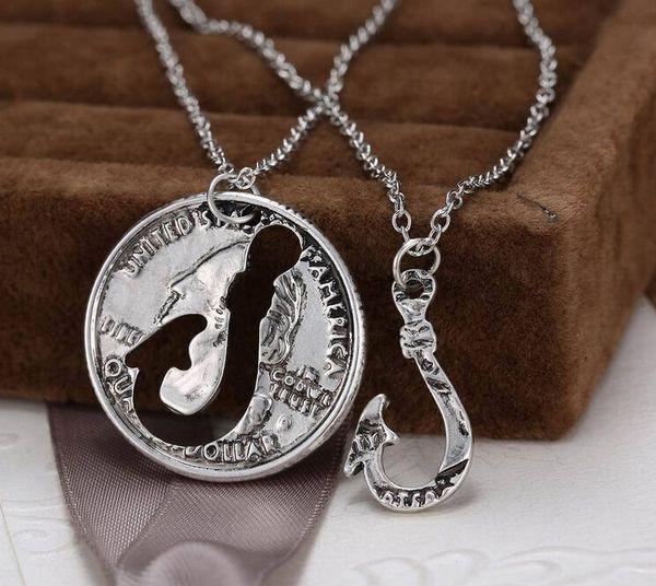 

5pcs/lot retro pendant necklace pendant friends necklaces universe gemstone pendant necklaces 2016 july style, Silver