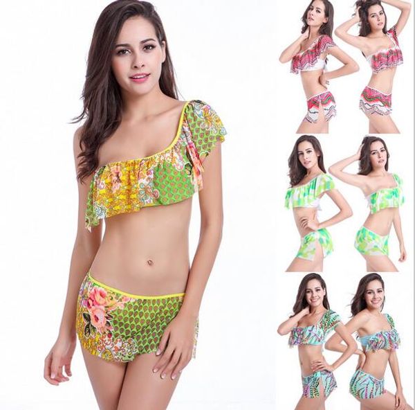 

dm063 flounced unique design bikini sets swimsuits upscale comfortable and breathable mesh bikini swimwear, White;black