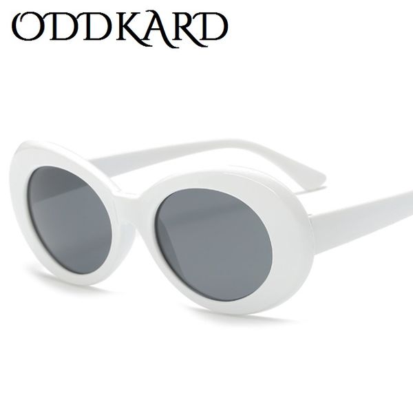 ODDKARD Nirvana Kurt Cobain Festa Moda óculos de sol para homens e mulheres de marca popular Designer Oval Sun Glasses Oculos de sol UV400