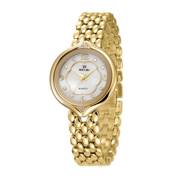 

Цветы лица Роскошные женщины Часы Lady платье Часы наручные вскользь движение квар