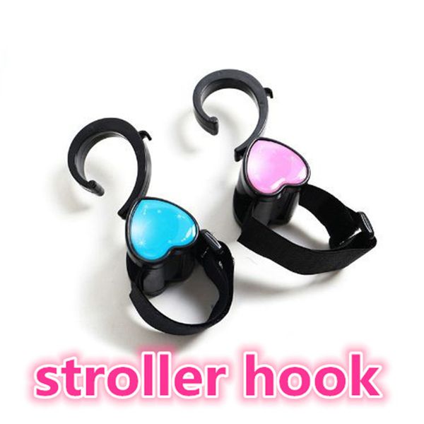 1 Set (2 Stück) Baby-Kinderwagen-Kinderwagen-Haken-Clips für Säuglinge, Kleinkinder, Kinderwagen, Kinderwagen-Zubehör, stark, 2 universelle Kleiderbügel-Haken, kid364