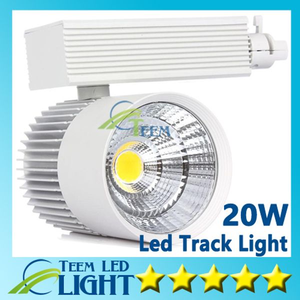 CE RoHS LED luci all'ingrosso 20W COB Led Track Light Spot Lampada da parete Soptlight Tracking led AC 85-265V Illuminazione a led Spedizione gratuita 5050