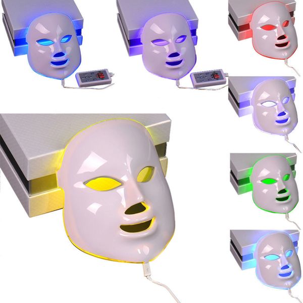 

7 colors lights led pn pdt facial mask face skin care rejuvenation tighten anti-aging therapy beauty machine