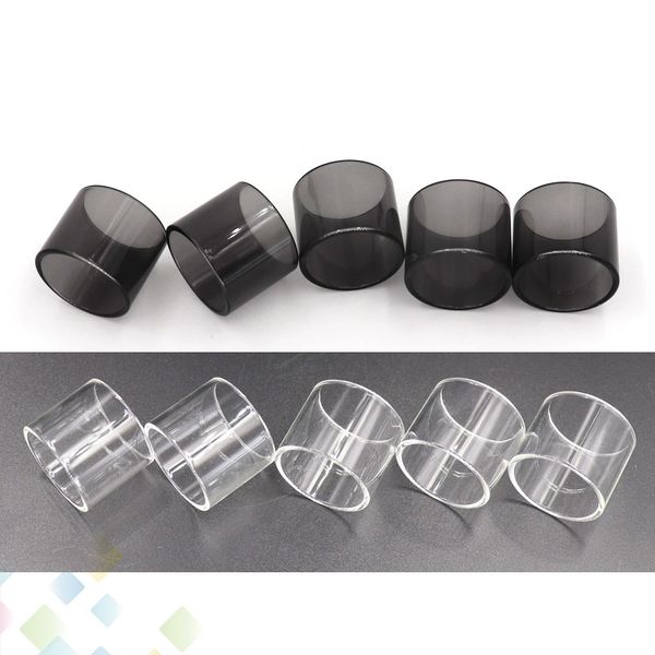 

Clear Black TFV8 X-Baby Replacement Pyrex Glass Tube 4ml for TFV8 X BABY Atomizer Glass Tube Replacement Sleeve Tube DHL Free