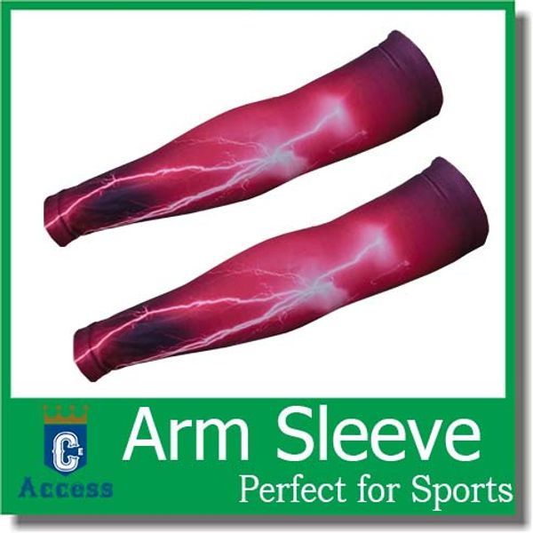 Sport Skin Camo Arm Sleeves Cooling UV Cover protettiva da sole Stretch Bracciale elastico da basket a 128 colori