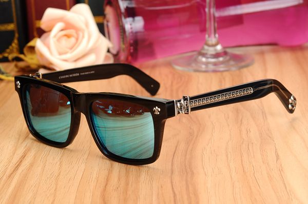 

brand designer sunglasses for men sunglasses for women womens sun glasses mens brand designer uv protection men sunglasses chrome and box 08, White;black