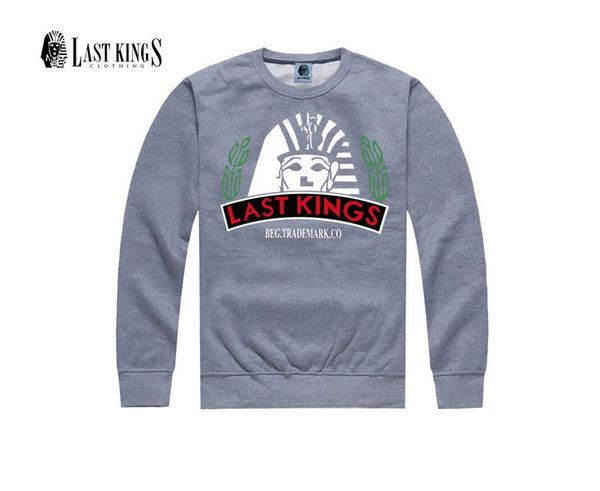 

s-5xl factory outlets men's fashion o-neck last kings hoodies male casual sweatshirts autumn winter, Black