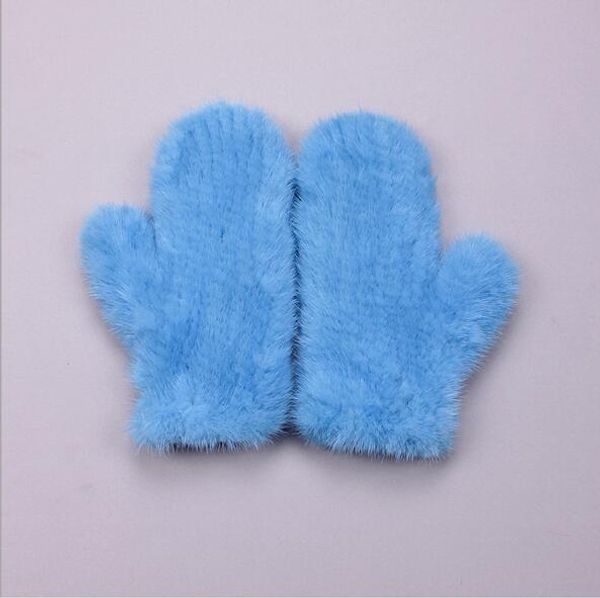 

wholesale- winter warm gloves 100% real gloves fashion women' luxury knitted elastic net thermal mittens ag-40, Blue;gray