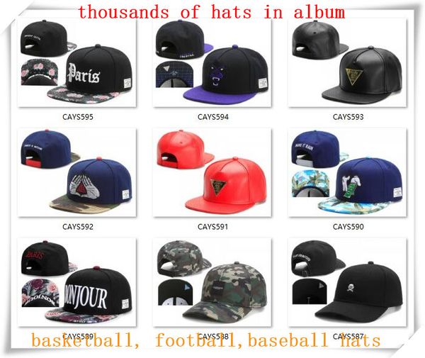 

new snapback hats cap cayler sons snap back baseball football basketball custom caps adjustable size drop shipping choose from album cy15, Blue;gray
