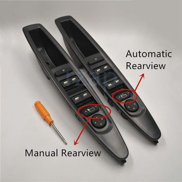 

car front left master electric power window control switch button with rearview mirror switch for citroen c4