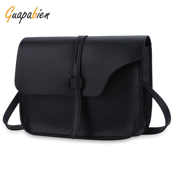 

wholesale- guapabien 2016 summer vintage frosted leather women shoulder bag mini bags belt small flap crossbody messenger bags for female
