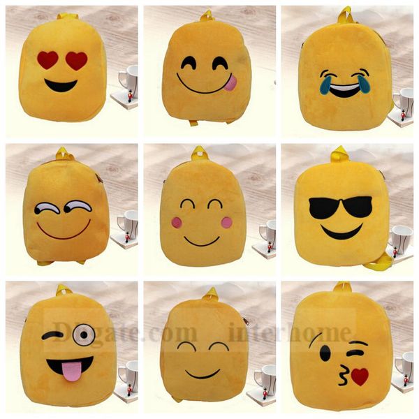 

Дети Emoji плюшевые рюкзаки Emoji школьные сумки чучела сумка QQ мультфильм Книга сумка детский сад ребенок плюшевые Emoji рюкзаки новый 916 10