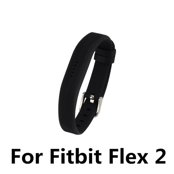 

large small size silicone replacement rubber band wireless activity bracelet wristband for fitbit flex 2 wholesale