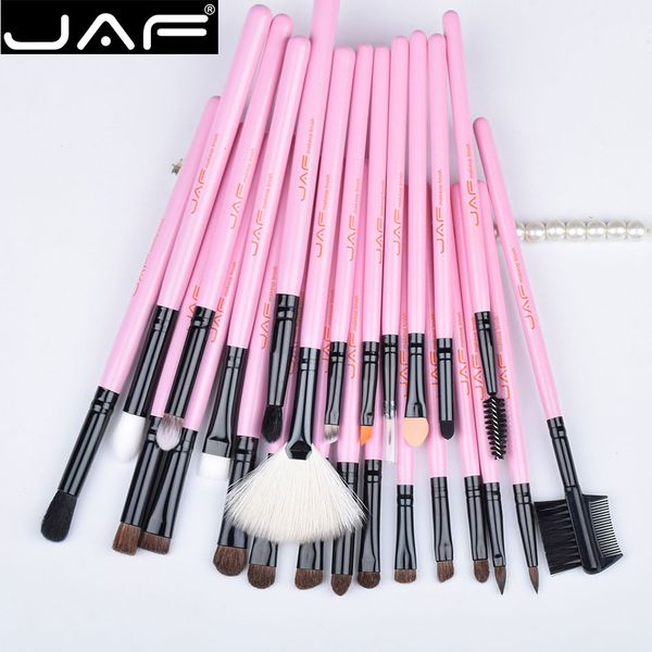 

лучший подарок на день рождения j32gr-p jaf 32 шт. розовый набор кистей для макияжа красный натуральный козий макияж волос кисти в подарочно