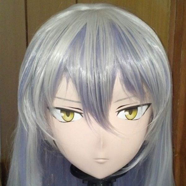 

c2-033)good kigurumi skin looking female full face anime kig masks cosplay kigurumi crossdresser fetish character role play, Black;red