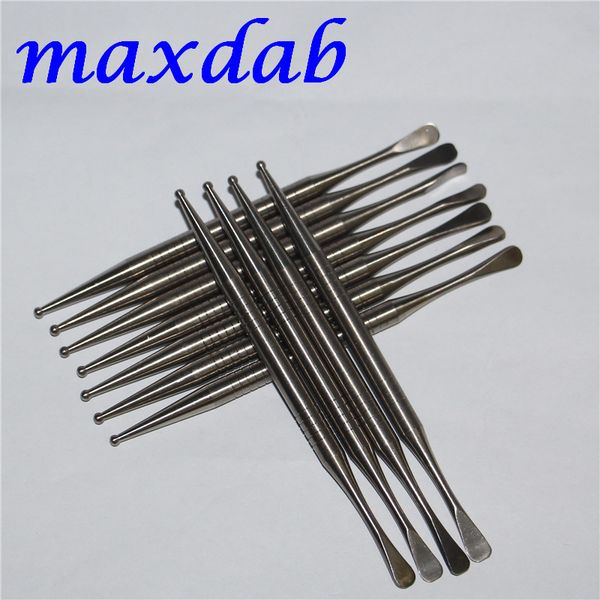 Ferramentas manuais Titanium dabber gr2 ti unhas dabbing tool titânio curto dab para bongos de vidro tubo cera de cera seca caneta dabbers