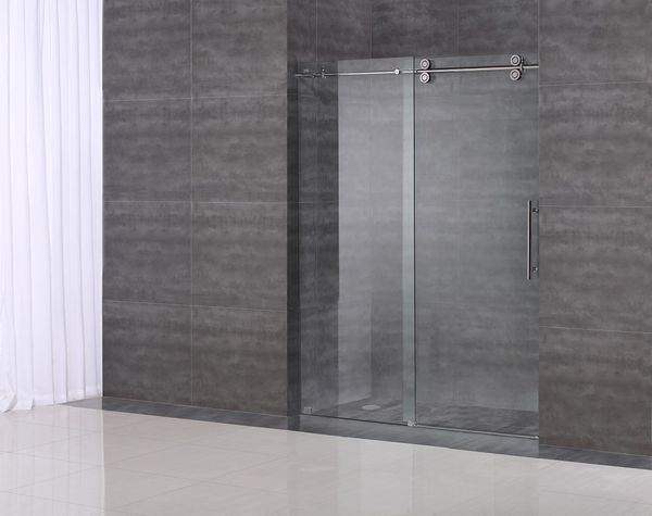 2019 Usa 6 6ft Brushed Sliding Barn Shower Door Twin Roller