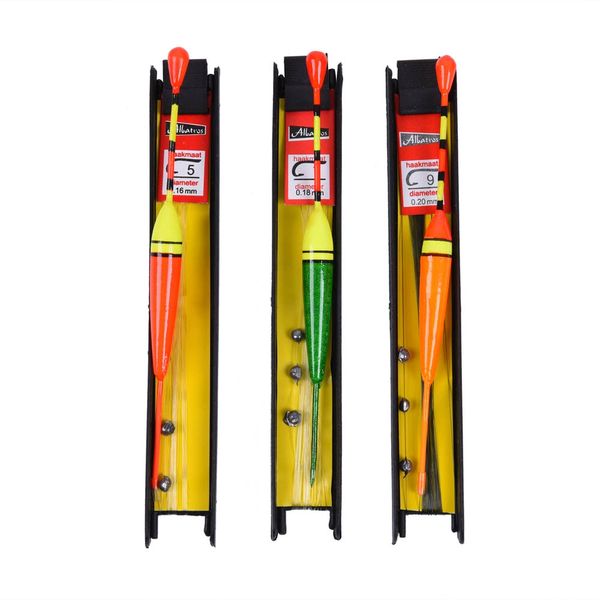 

wholesale- 3pcs 12.5cm 10g vertical buoy fishing accessories bobber wood fishing float tackle 3 colors 5# 7# 9#