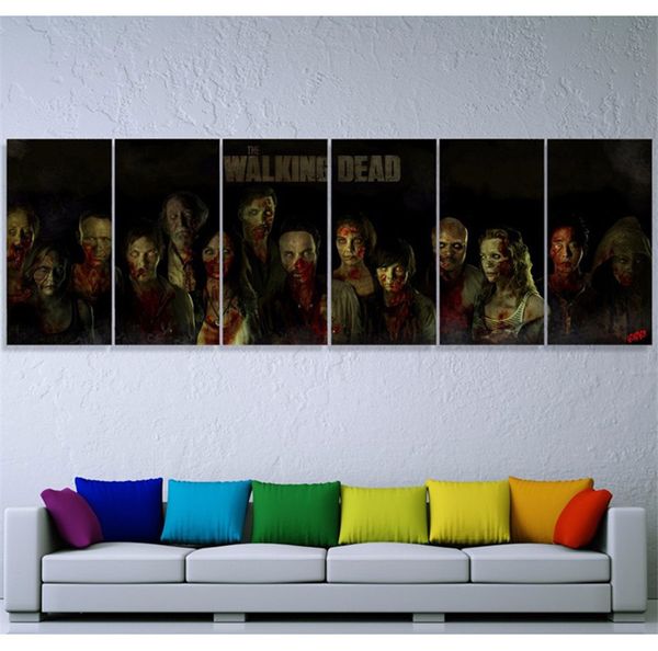 Grosshandel Die Walking Dead Zombies 6 Stuck Home Decor Hd Gedruckt Moderne Kunst Malerei Auf Leinwand Ungerahmt Gerahmt Von Xianghuichun 16 24