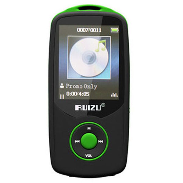 New Original Ruizu X06 Bluetooth Sport Player MP3 con schermo da 1,8 pollici Player Player 100Hours Recorder senza perdita di alta qualità FM
