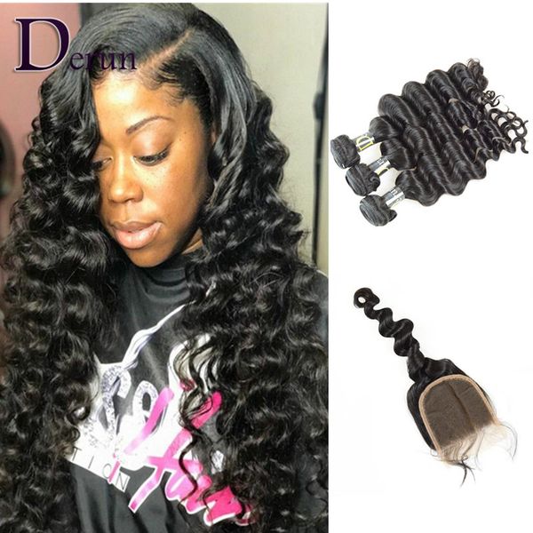 Exotic Wave 3 Bundles With A Lace Closure Free Part Brazilian