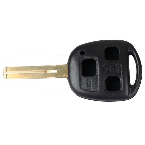 

guaranteed 100% 3 buttons car key shell remote key fob case key blade for lexus es300 gs ls rx is ing