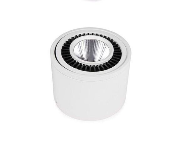 

накладной белое тело водить хоб свет dimmable 7w / 10w / 15w светодиодная лампа ac85-265v пятно света со светодиодом белого водителя / теплы