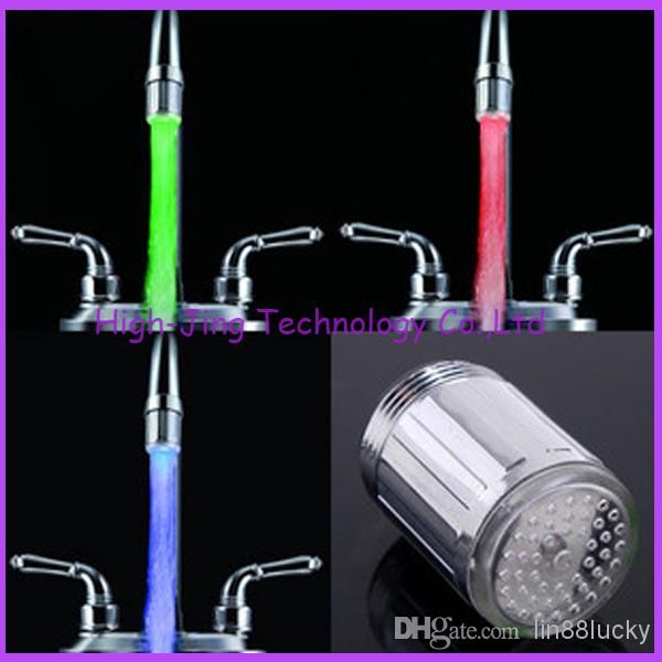 2019 Fashion Water Glow Led Faucet Stream Light Temperature Sensor