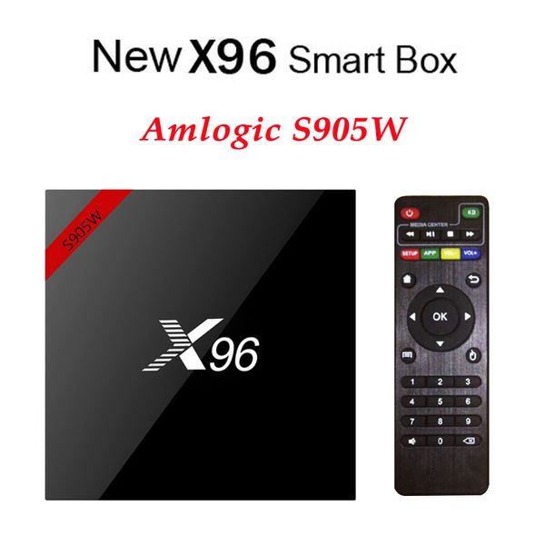 

x96 x96w android 7.1.2 tv box amlogic s905w 2gb 16gb quad core 2.4ghz wifi 4k h.265 dlna media player 1g/8g hd 1080p smart set-box