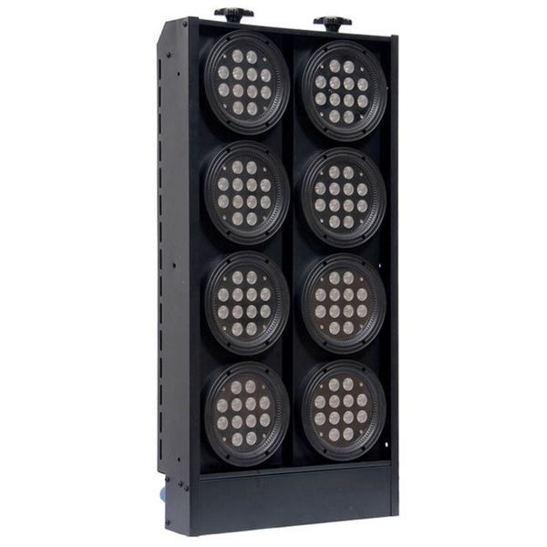 Spedizione gratuita ad alta potenza 96x3W 8 occhi RGBW LED Blinder Light RGBW LED Audience Light per Stage