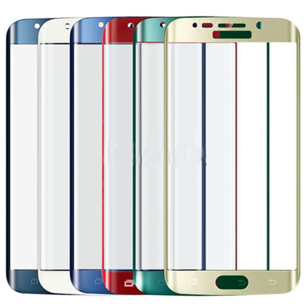 Для Samsung S 6 Edge Разноцветная полная крышка из закаленного стекла Защитная пленка для Samsung Galaxy S6 Edge G9250 Цвет золото Черный