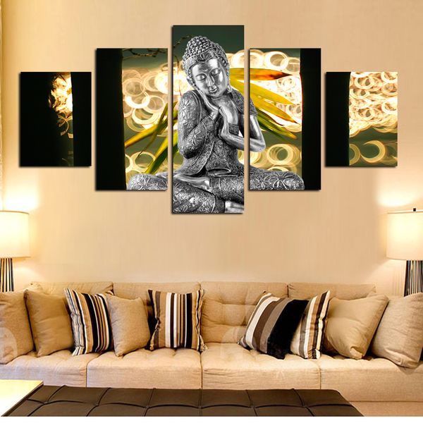 

wall art buddha painting on canvas abstract print pictures home decor no frame