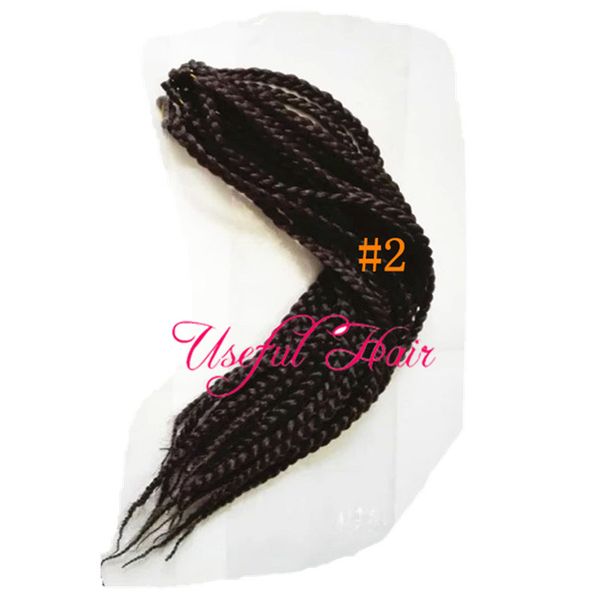 GUTES FEEDBACK TWIST 3s Box Braids Twist synthetisches Flechthaar Häkelzöpfe Haarverlängerungen Jante-Kollektion Medium Auburn Hair Braids