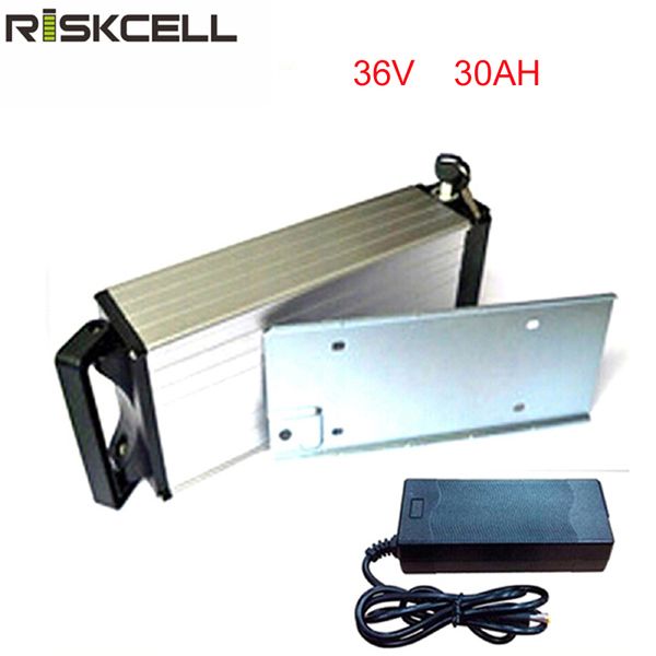 

36v 30ah e-bike lithium ion battery pack 36v 30ah rear rack battery for electric bike with charger and bms fit 36v bafang motor