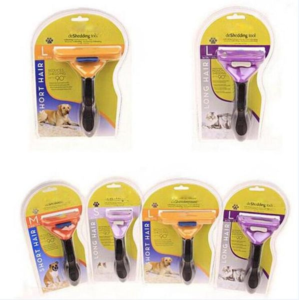 

2017 new de ign profe ional pet grooming heddingtool rake dog and cat removal comb bru h pet product x m l xl